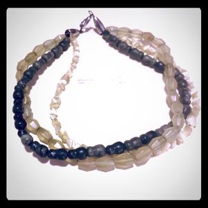 Agate jade stone necklace